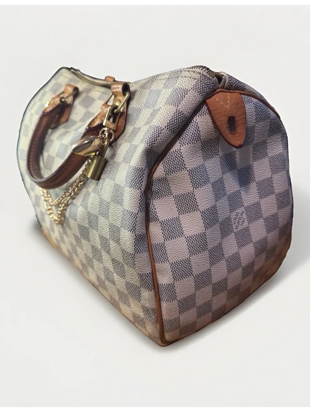 Authentic Louis Vuitton Damier Azur Speedy 30 White
